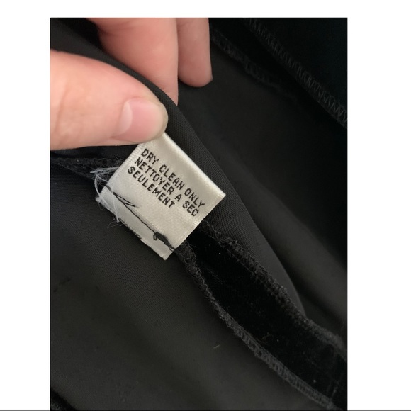 Vintage Talbots Petites Black Velvet Soft Blazer - Picture 7 of 8